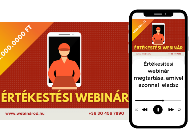 Értékesítési webinár megtartása, amivel azonnal bizalmat építesz és eladsz